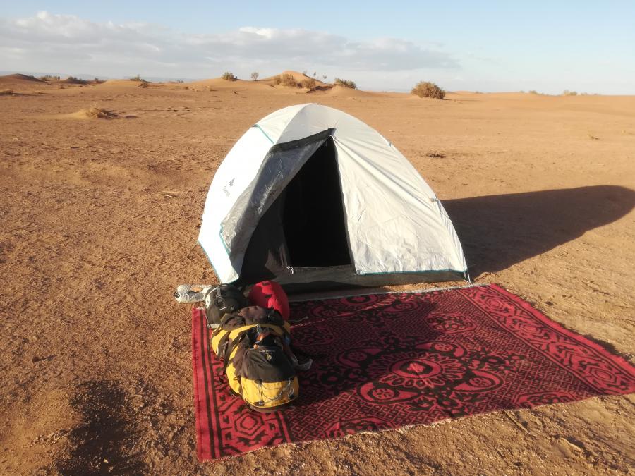 Desert Marocain : Bivouac Sauvage dans le desert marocain 