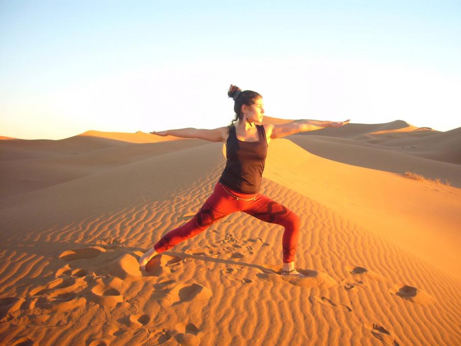 #maroc #désert #randonnée #randonnéedésert #ergchigaga #yoga